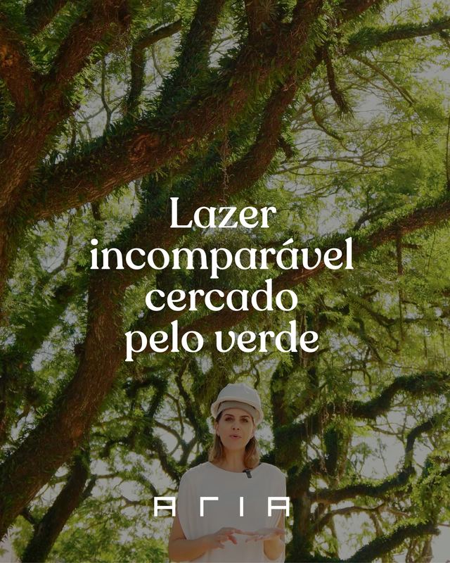 Post: lazer incomparável cercado pelo verde